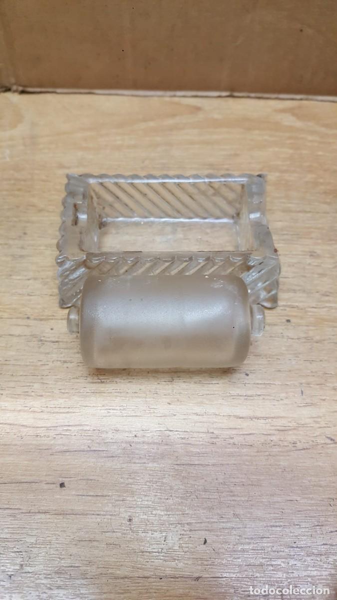 Escriban&iacute;a: ANTIGUO MOJA SELLOS DE CRISTAL MACIZO - Foto 3