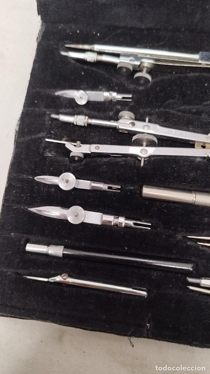 Escriban&iacute;a: Antiguo conjunto,juego de compas Precision . FA.P. - Foto 2