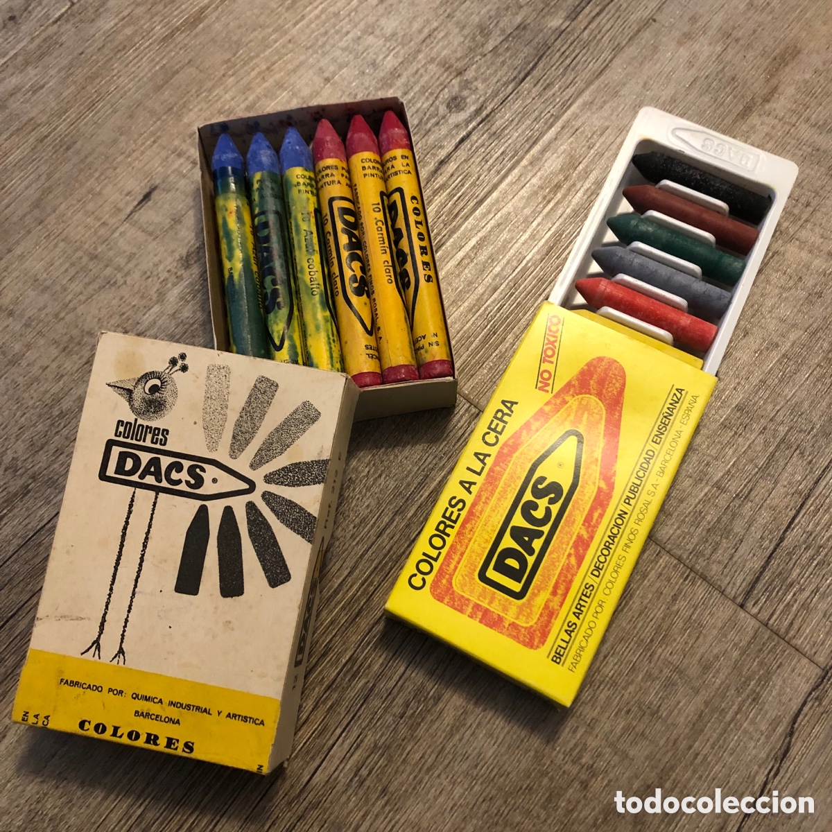 Escriban&iacute;a: 2 Cajas De Ceras Dacs / Ceras / Dacs - Foto 1