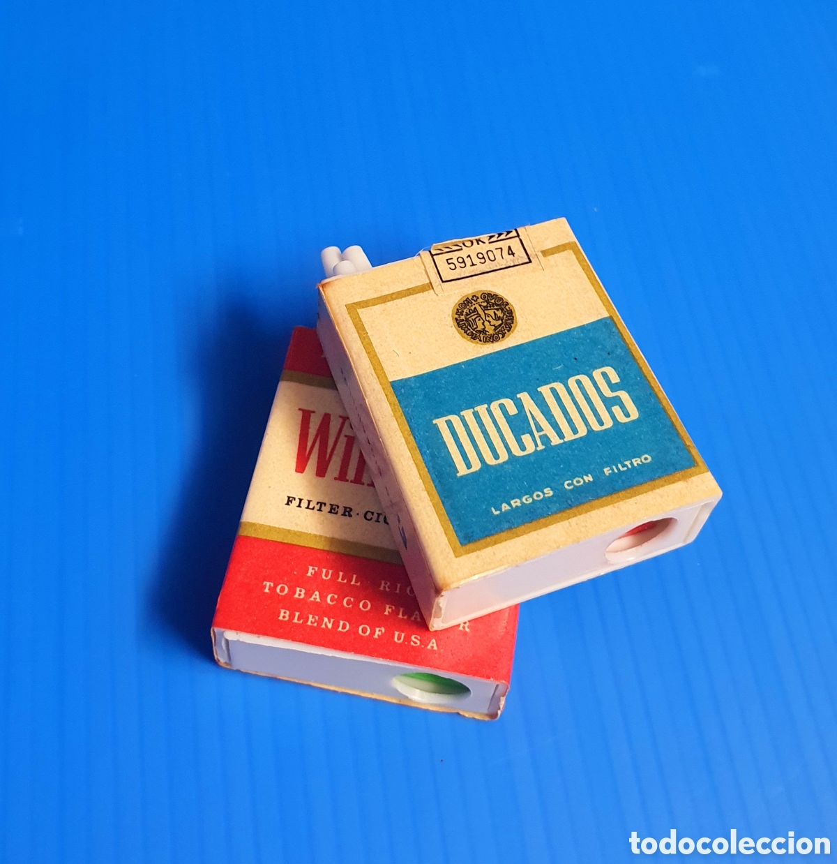 Escriban&iacute;a: SACAPUNTAS CIGARRILLOS TABACO ORIGINAL DE LA &Eacute;POCA - Foto 2