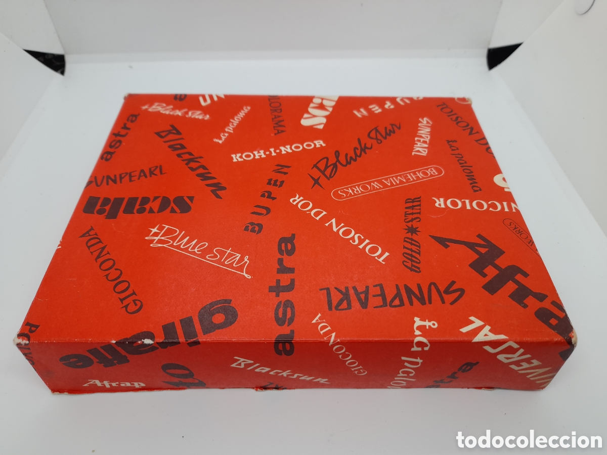 Escriban&iacute;a: CAJA CON 72 LAPICES ANTIGUOS DE TABLA DE MULTIPLICAR. SIN USAR - Foto 5