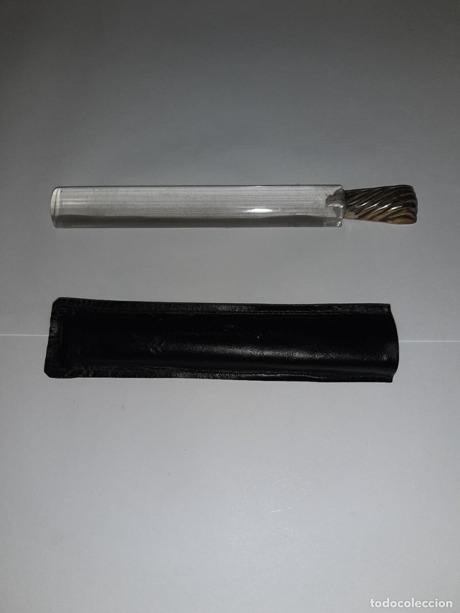 Escriban&iacute;a: LUPA BARRA CON AUMENTO Y ABRECARTAS, MANGO PLATEADO. FUNDA - Foto 5
