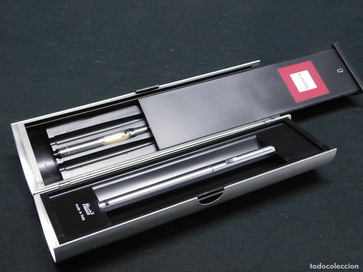 Escriban&iacute;a: PLUMA HASTIL AURORA CON ESTUCHE - Foto 4