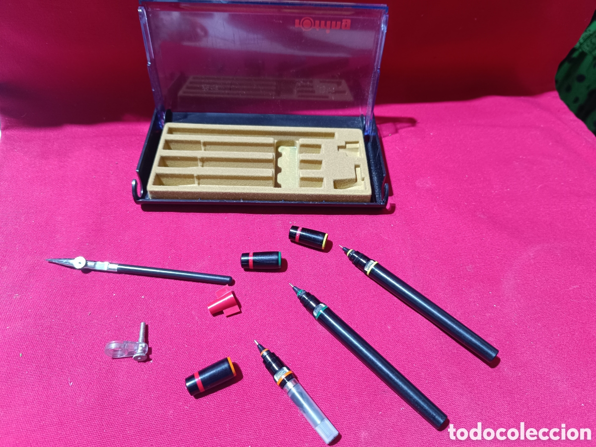 Escriban&iacute;a: Caja Rotring a&ntilde;os 80 - Foto 2