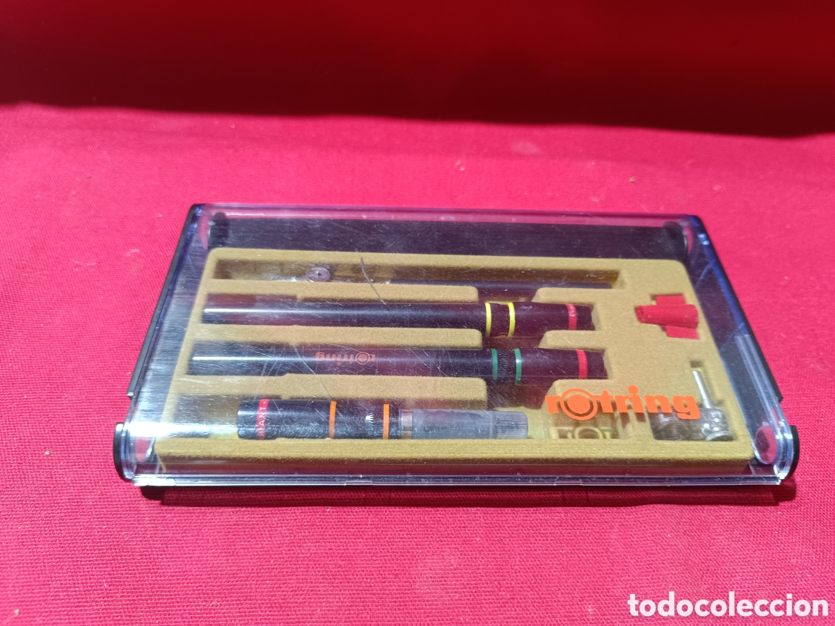 Escriban&iacute;a: Caja Rotring a&ntilde;os 80 - Foto 1