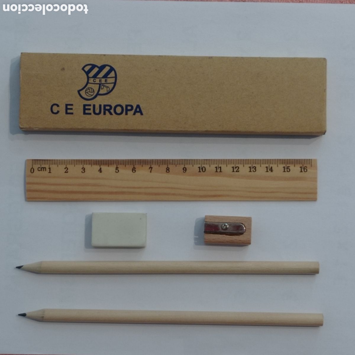 Escriban&iacute;a: ESTUCHE CARTON, C.E.EUROPA (BARCELONA) - Foto 1