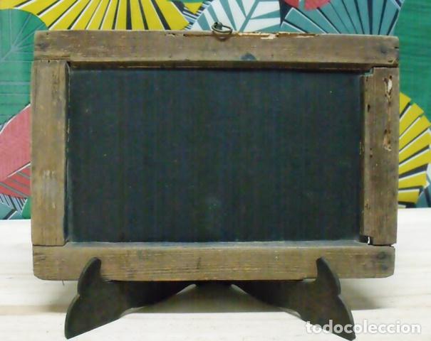 Escriban&iacute;a: Antigua Pizarra Escolar - 25,5x18 cm - Foto 2