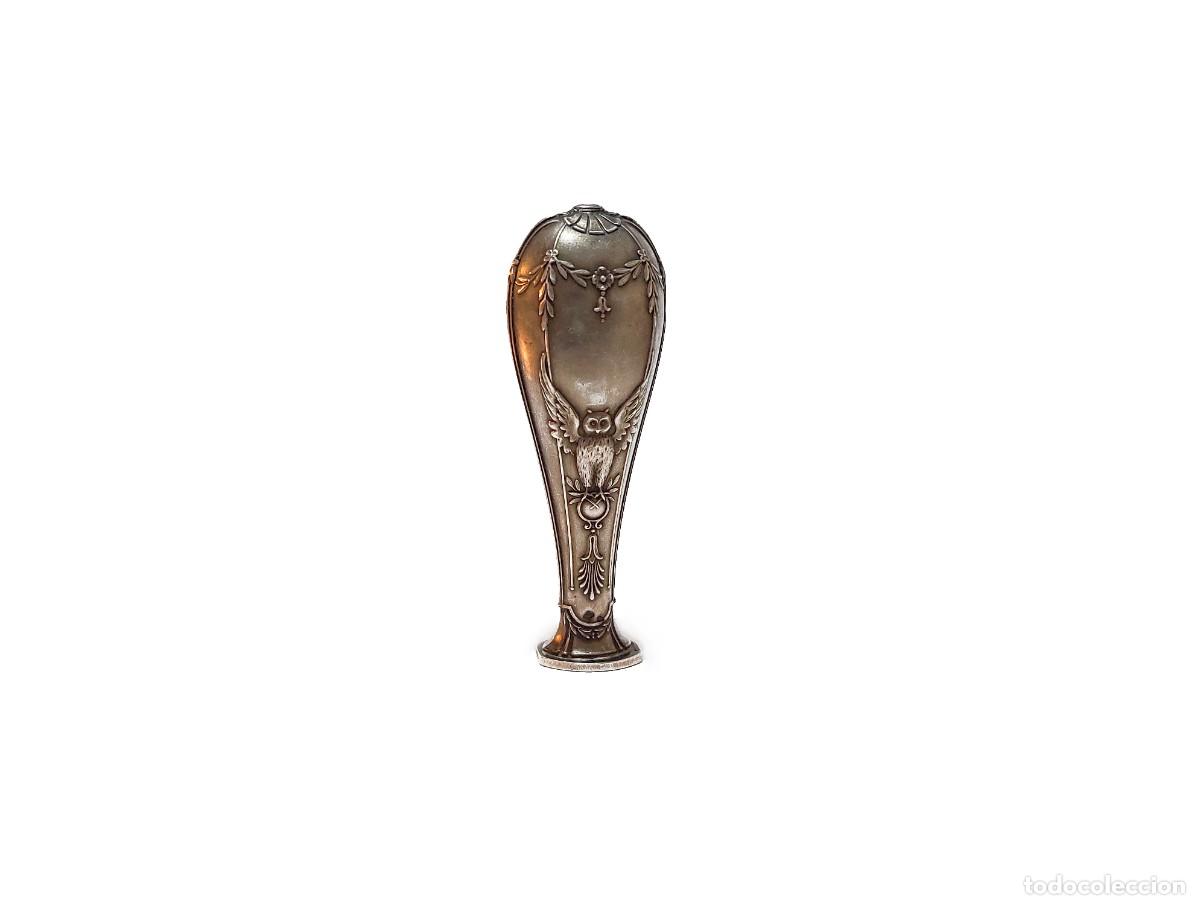 Escriban&iacute;a: Sello lacrador de plata - Siglo XIX - Foto 1