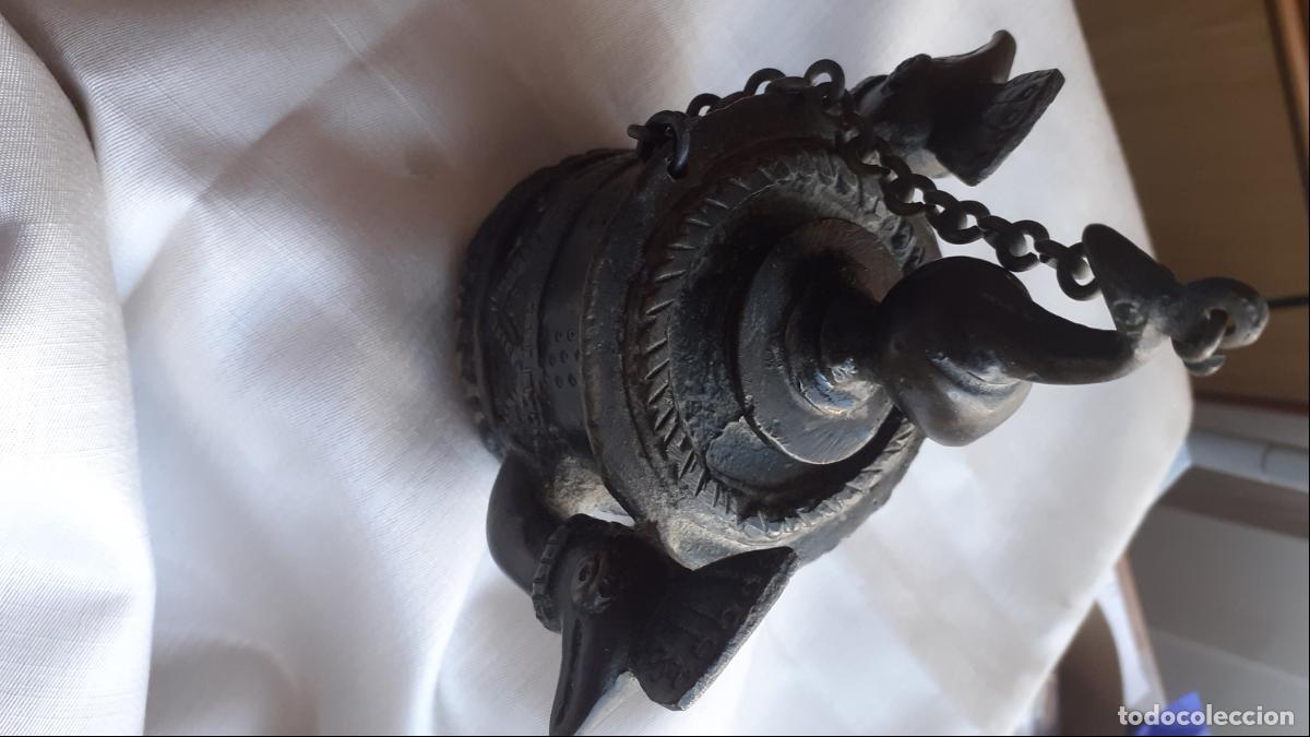 Escriban&iacute;a: Tintero de broce antiguo - Foto 2