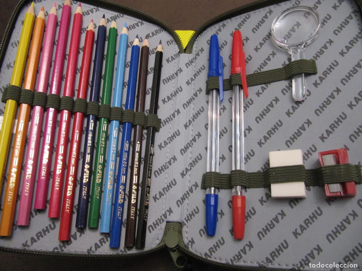 Escriban&iacute;a: ESTUCHE ESCOLAR KARHU CON ETIQUETA - Foto 3