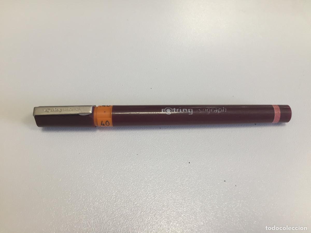Escriban&iacute;a: PLUMILLA ROTRING ISOGRAF 0,4 - Foto 1