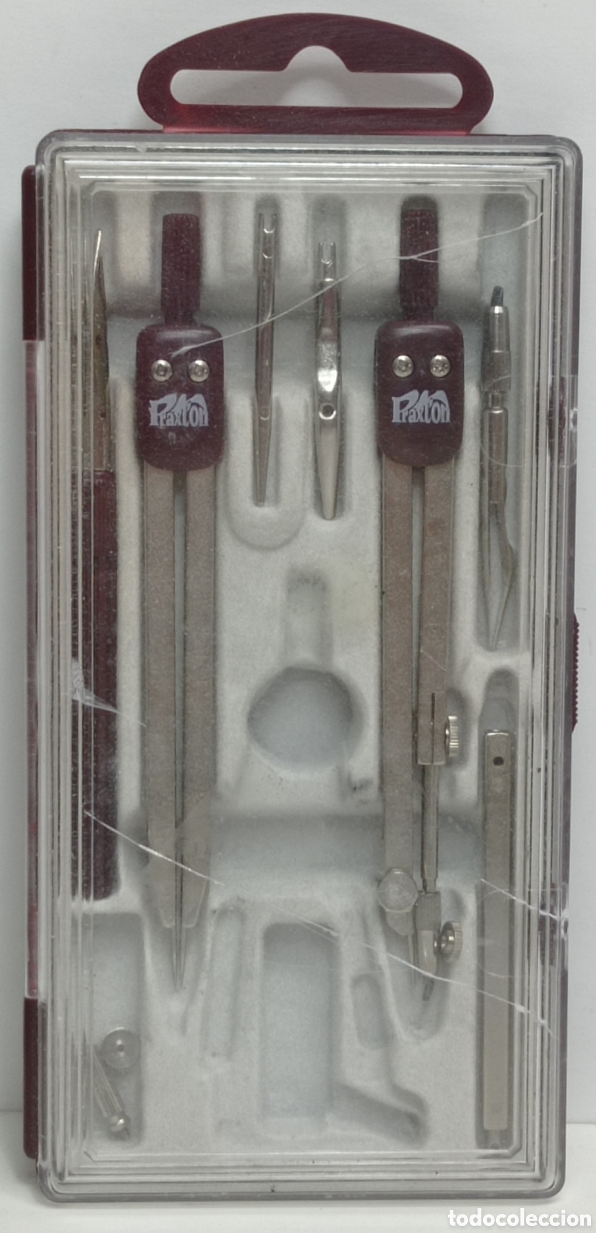 Escriban&iacute;a: ESTUCHE COMPAS PRAXTON. -INCOMPLETO- - Foto 1