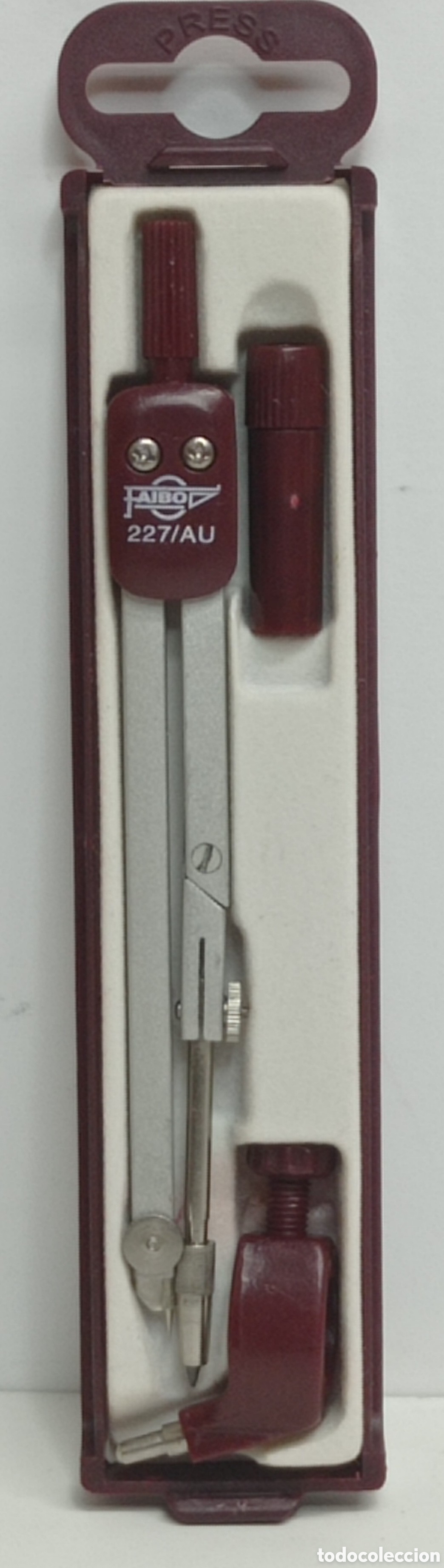 Escriban&iacute;a: ESTUCHE COMPAS FAIBO 227/AU. -COMPLETO- - Foto 2