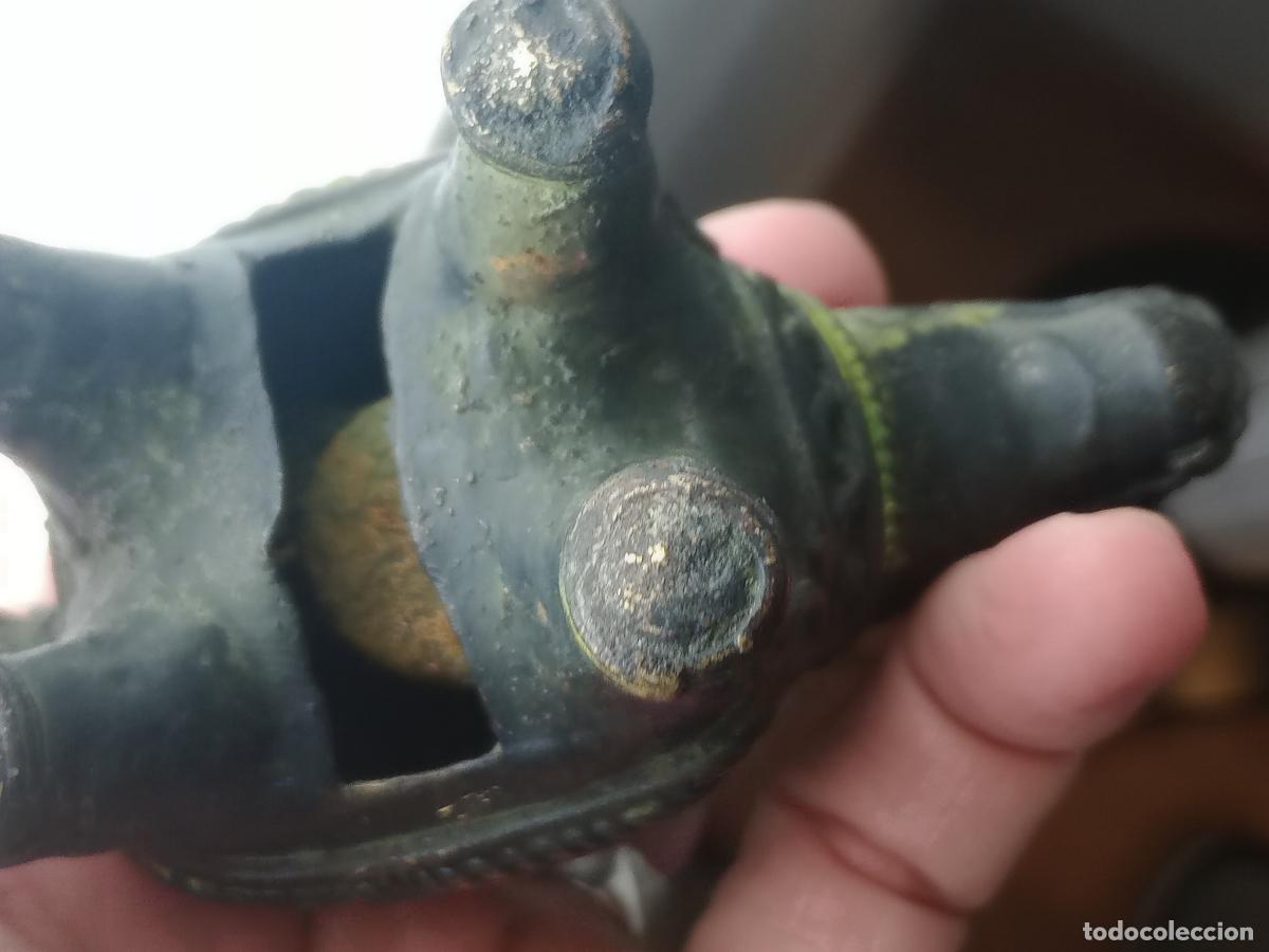 Escriban&iacute;a: Original Tintero (o portavelas) con forma de elefante en bronce - Foto 6