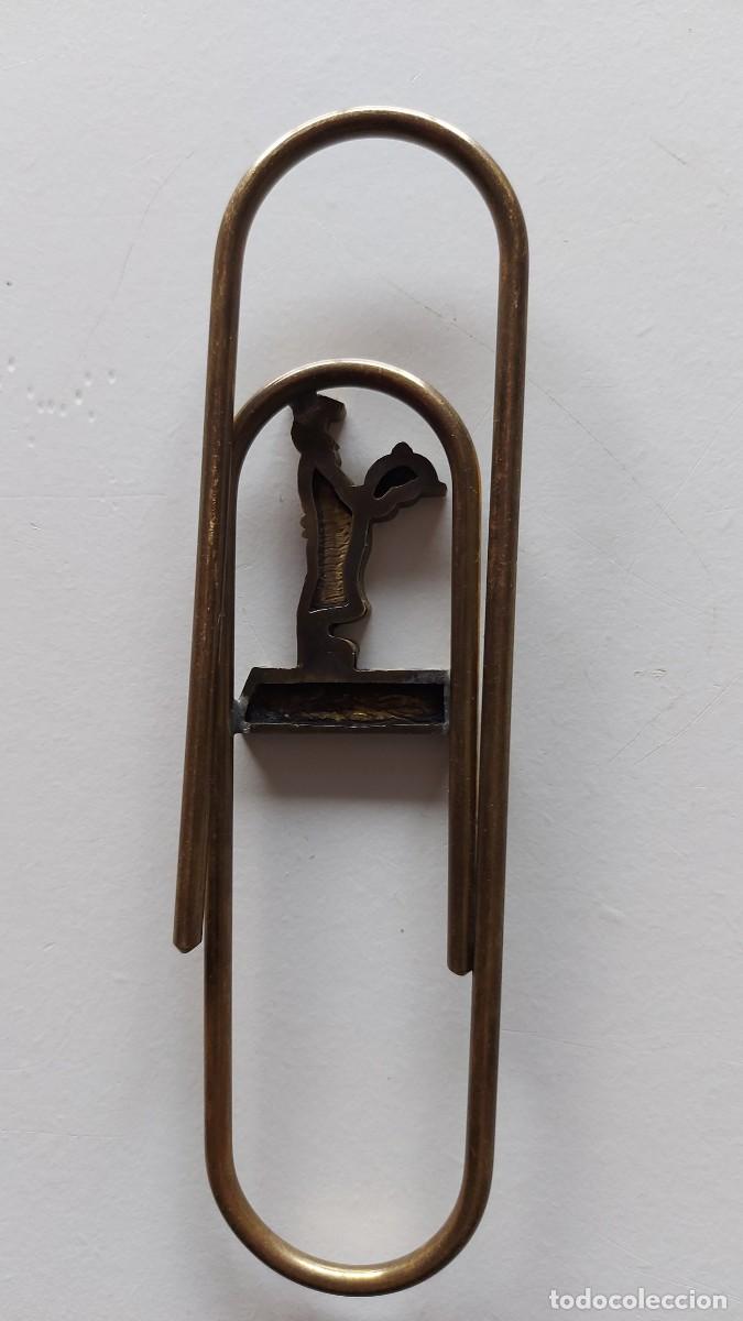 Escriban&iacute;a: CLIP SUJETAPAPELES BRONCE HOSTESA - Foto 4