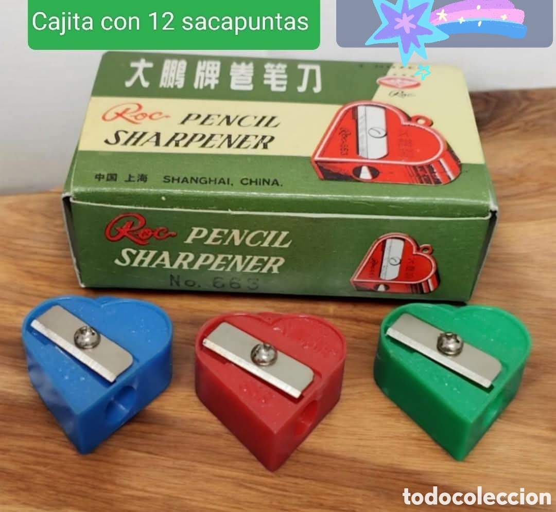 Escriban&iacute;a: :::: TB46 - CAJITA CON 12 SACAPUNTAS - Foto 1