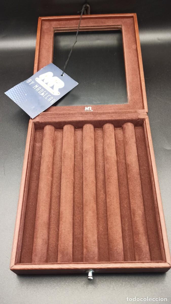 Escriban&iacute;a: Caja guarda plumas piel. Madelcar - Foto 4