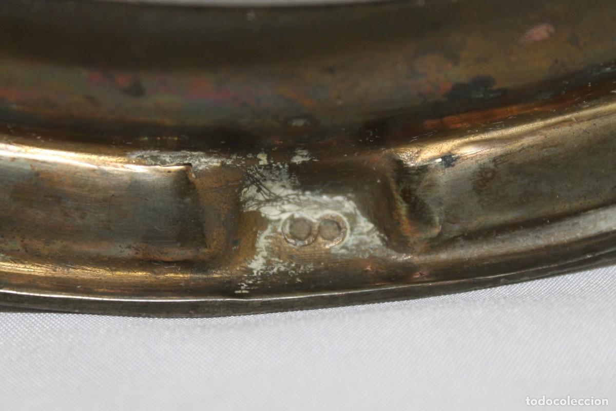 Escriban&iacute;a: Tintero de estilo Rococ&oacute; en metal plateado del siglo XIX - Foto 12
