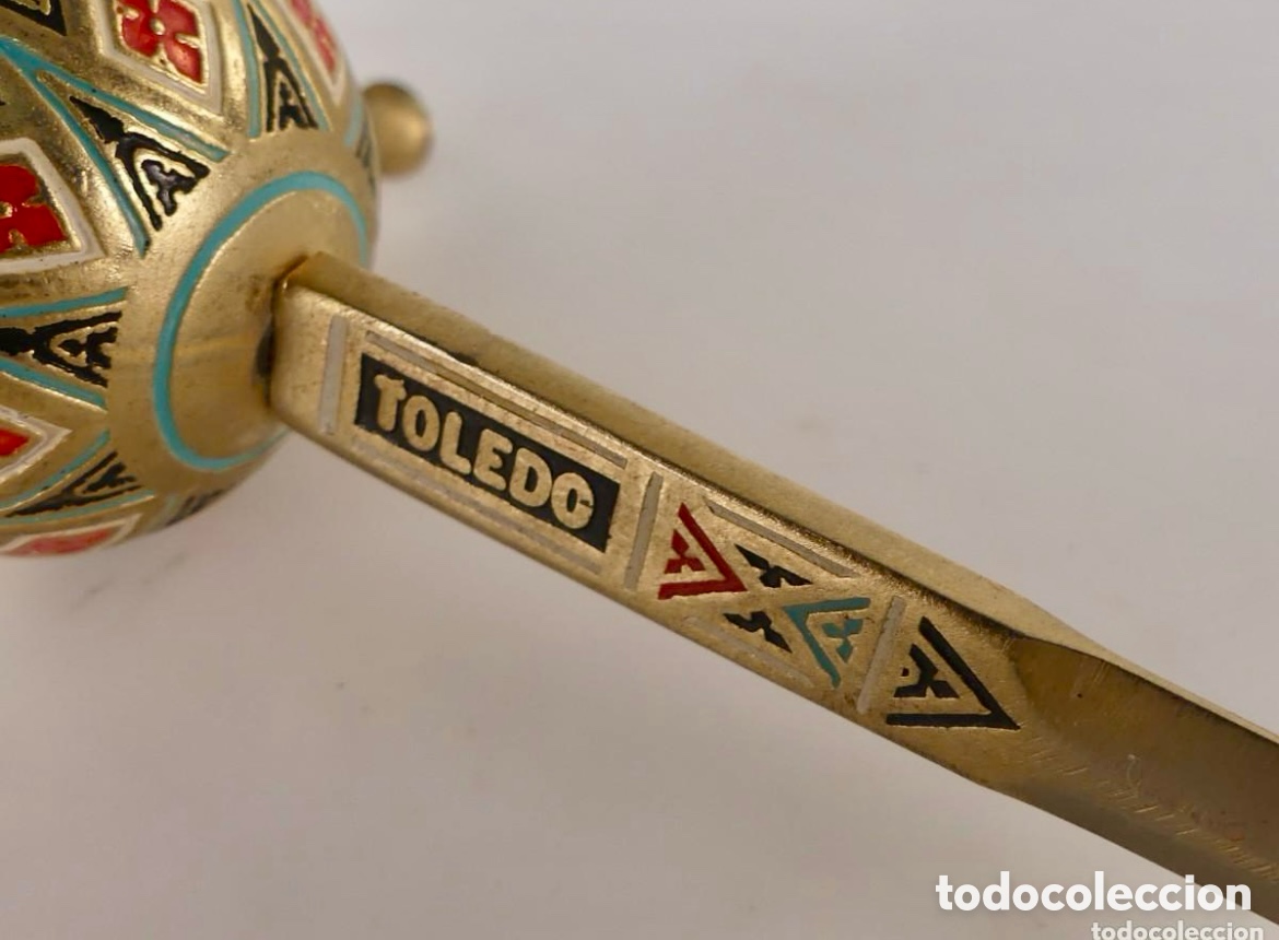 Escriban&iacute;a: ESPADA DE TOLEDO &ldquo; ABRECARTAS &ldquo; - Foto 3