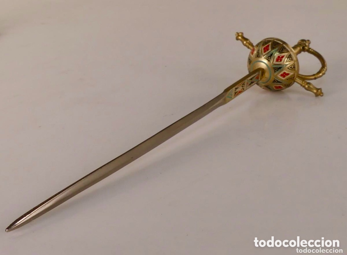 Escriban&iacute;a: ESPADA DE TOLEDO &ldquo; ABRECARTAS &ldquo; - Foto 4