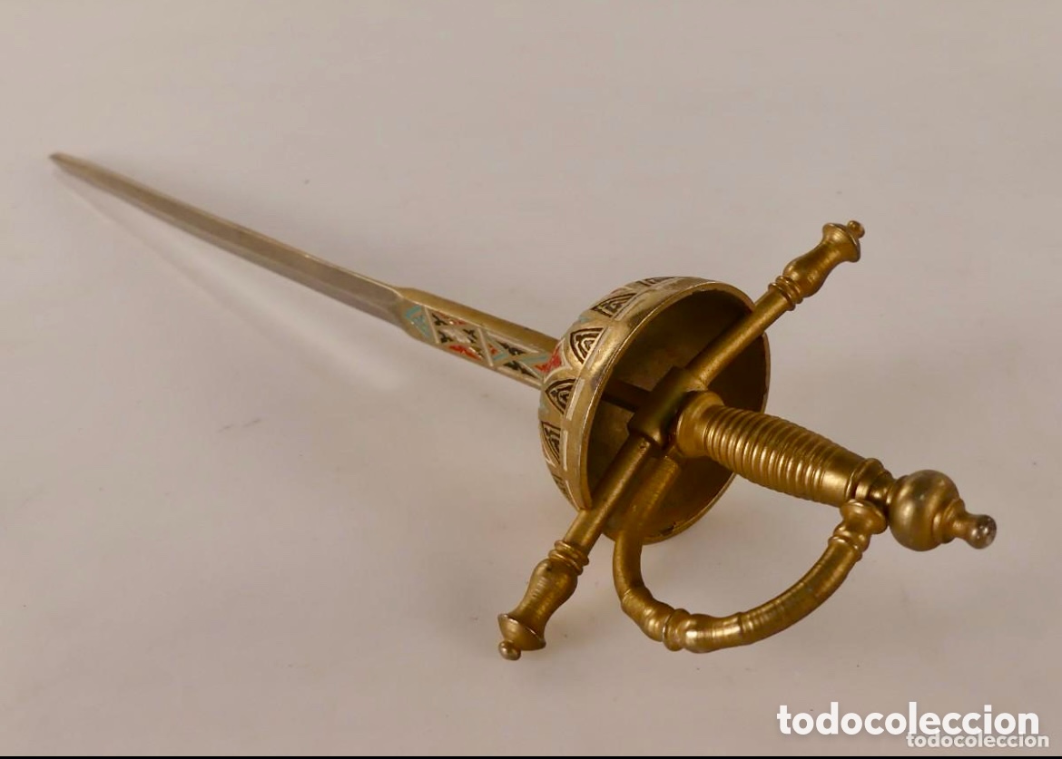 Escriban&iacute;a: ESPADA DE TOLEDO &ldquo; ABRECARTAS &ldquo; - Foto 8