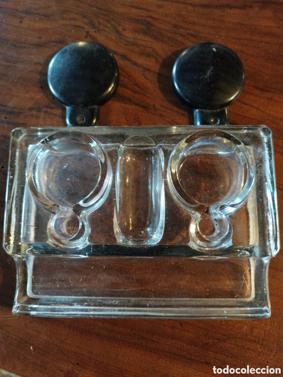Escriban&iacute;a: Escriban&iacute;a de cristal y baquelita - Foto 3