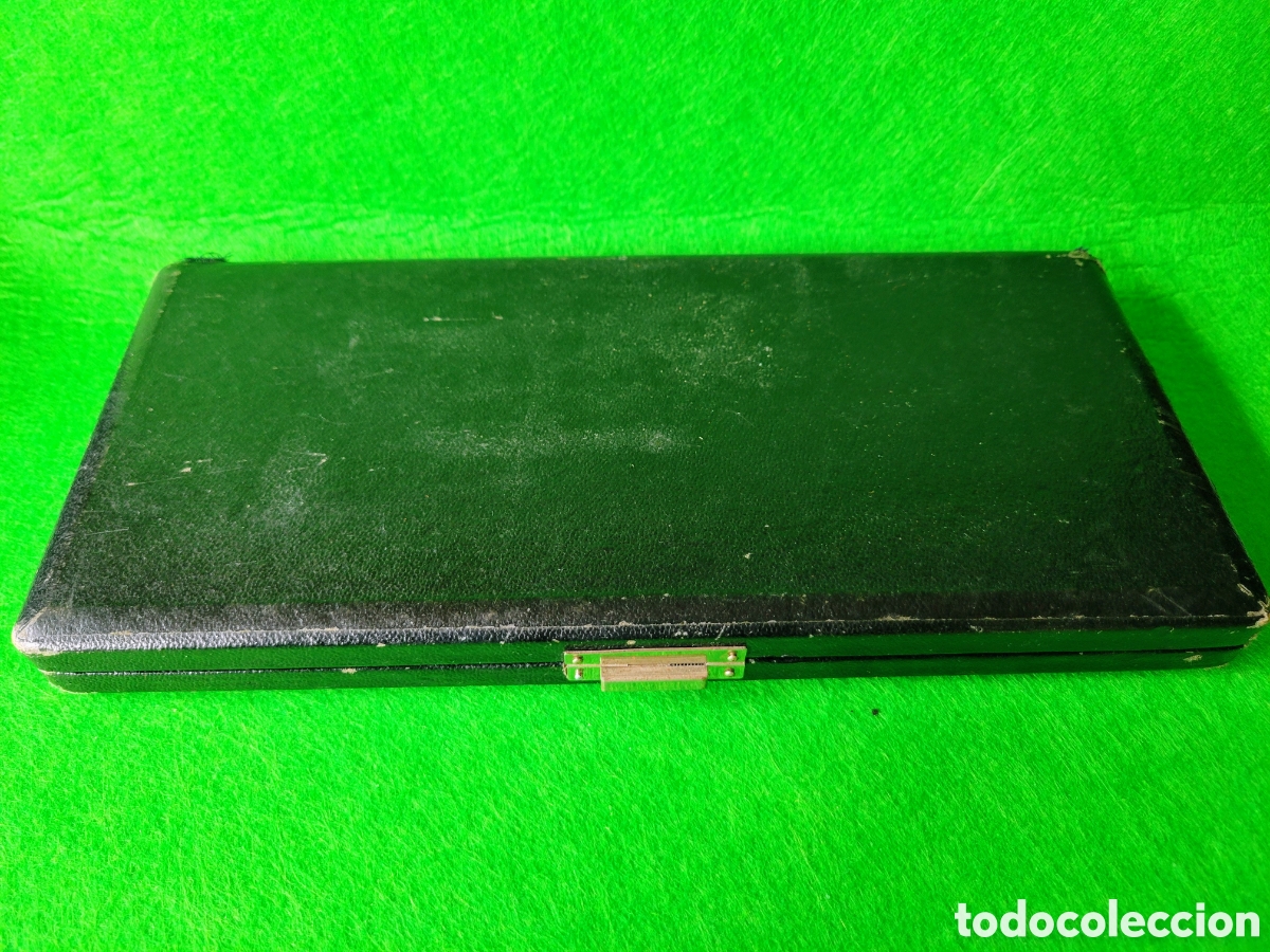 Escriban&iacute;a: ANTIGUO ESTUCHE DE COMPAS CON MANGOS DE MARFIL - Foto 7