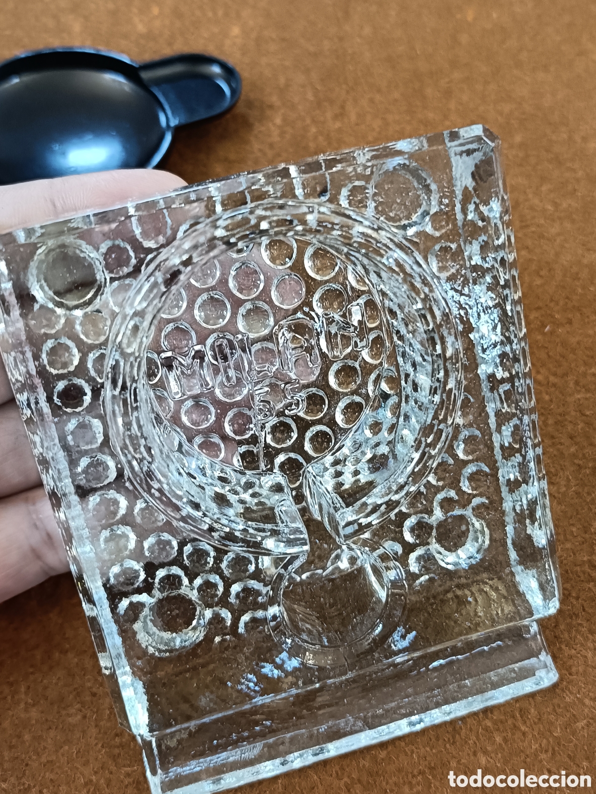 Escriban&iacute;a: TINTERO CRISTAL CON TAPA. MILAN 55 - Foto 5