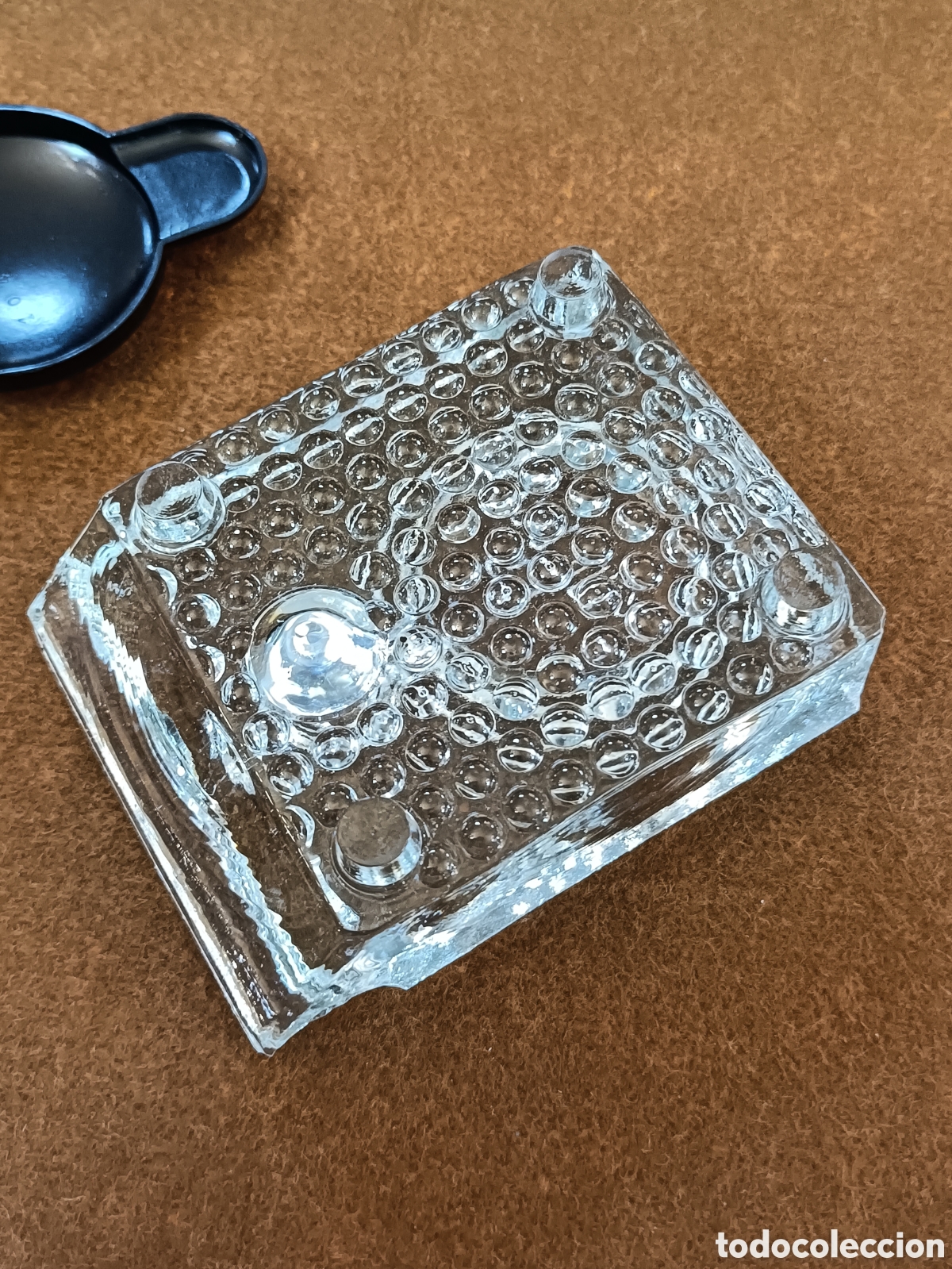 Escriban&iacute;a: TINTERO CRISTAL CON TAPA. MILAN 55 - Foto 6