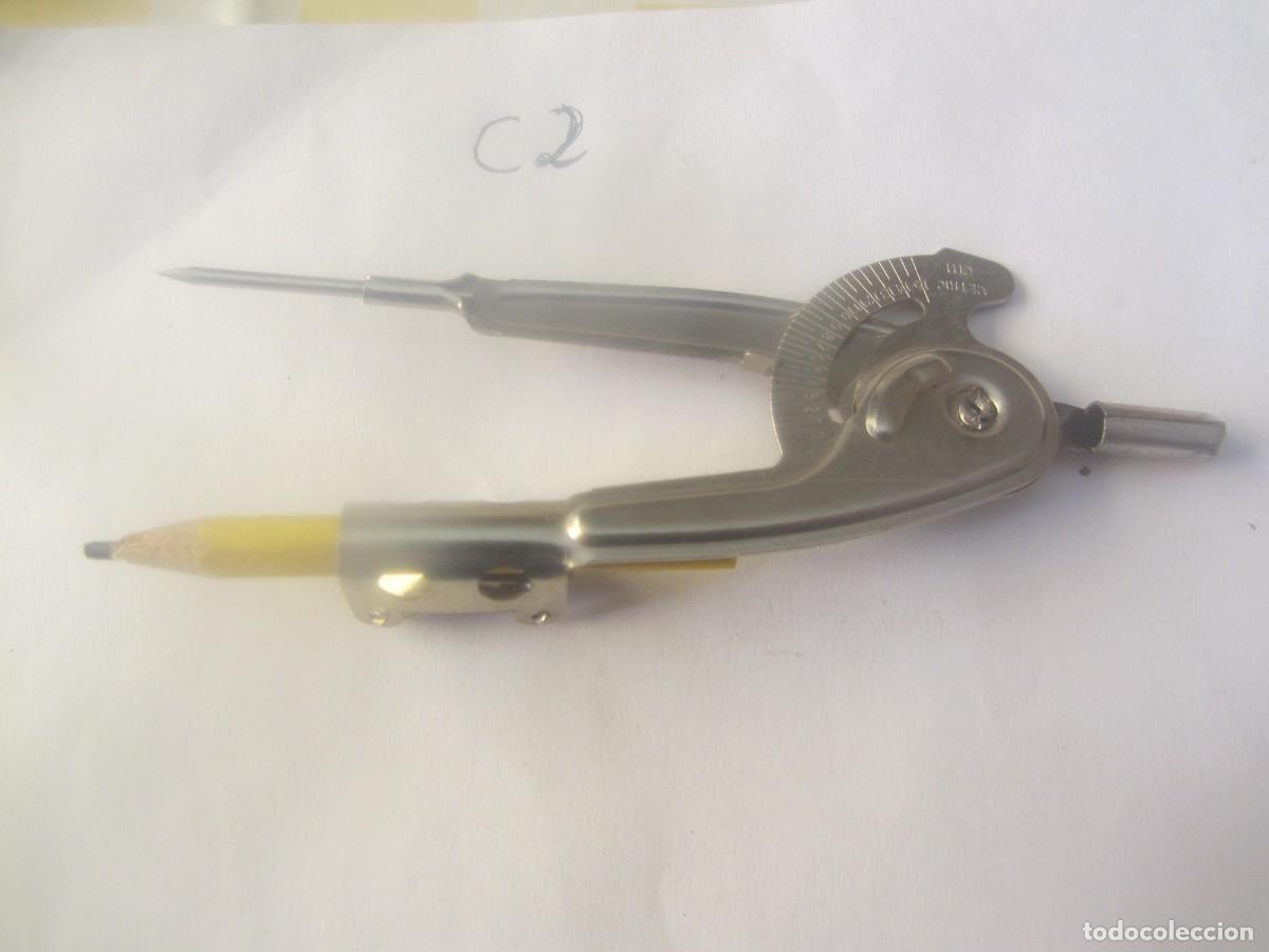 Escriban&iacute;a: Antiguo comp&aacute;s con lapiz - Foto 2
