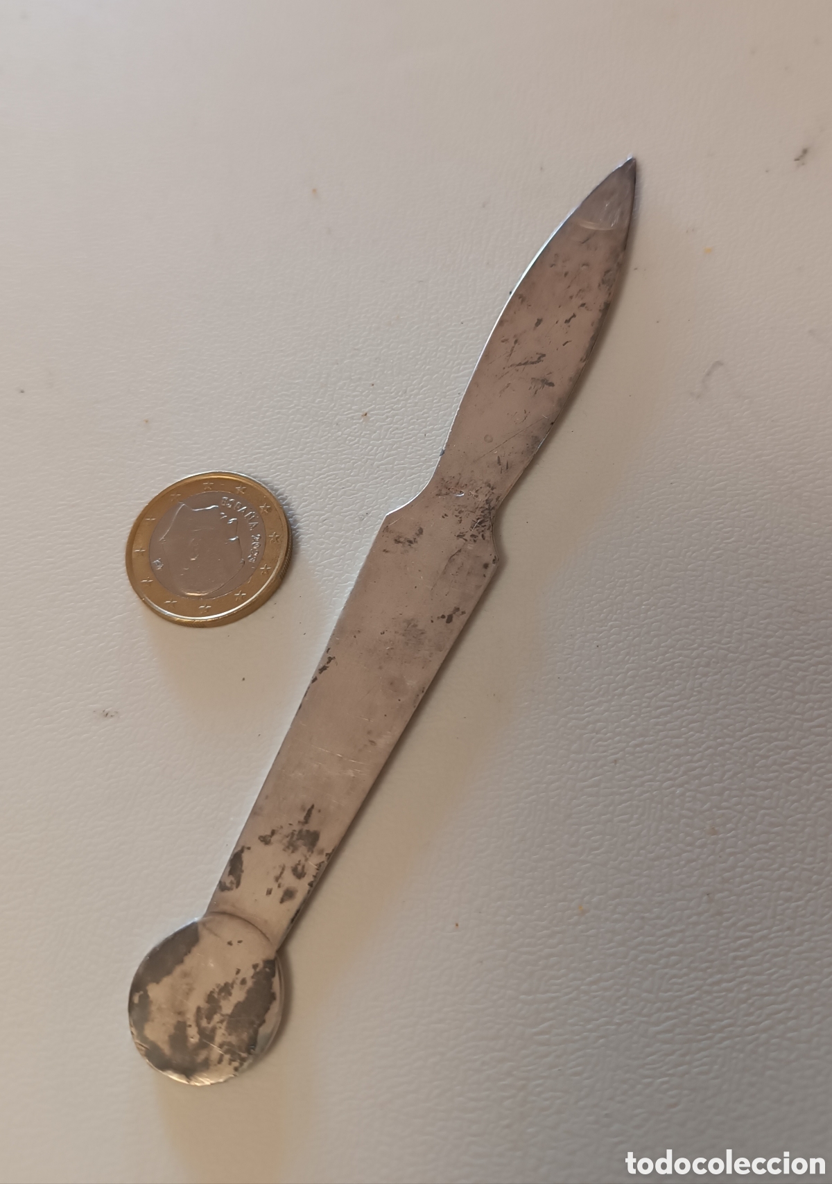 Escriban&iacute;a: ABRECARTAS plata con contraste. - Foto 2