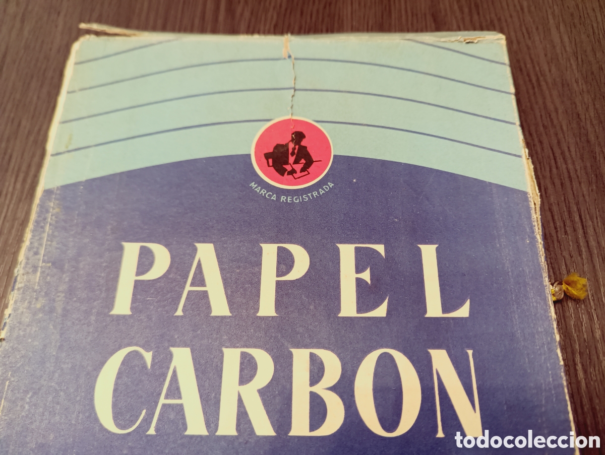 Escriban&iacute;a: Antiguo Papel Carbon GERENTE - Foto 2