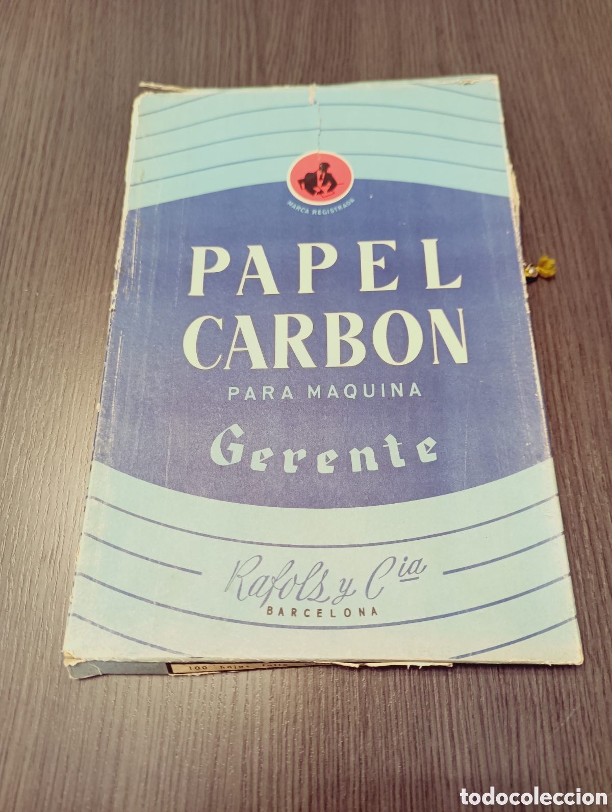 Escriban&iacute;a: Antiguo Papel Carbon GERENTE - Foto 1
