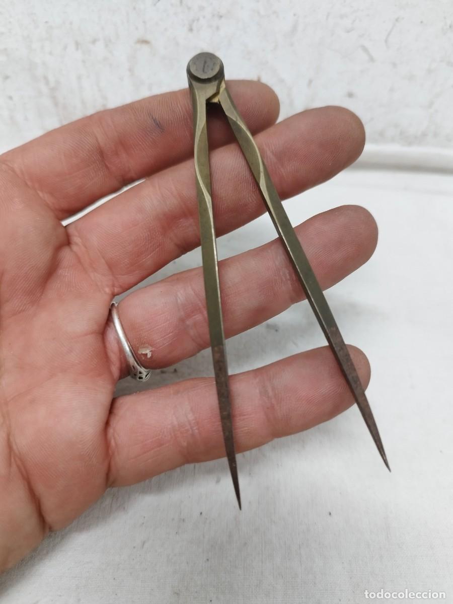 Escriban&iacute;a: Antiguo tiral&iacute;neas de lat&oacute;n o bronce. - Foto 2