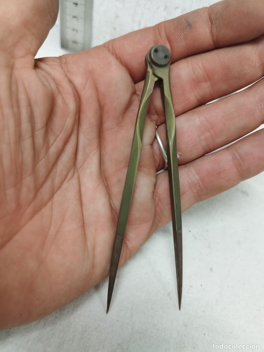 Escriban&iacute;a: Antiguo tiral&iacute;neas de lat&oacute;n o bronce. - Foto 3