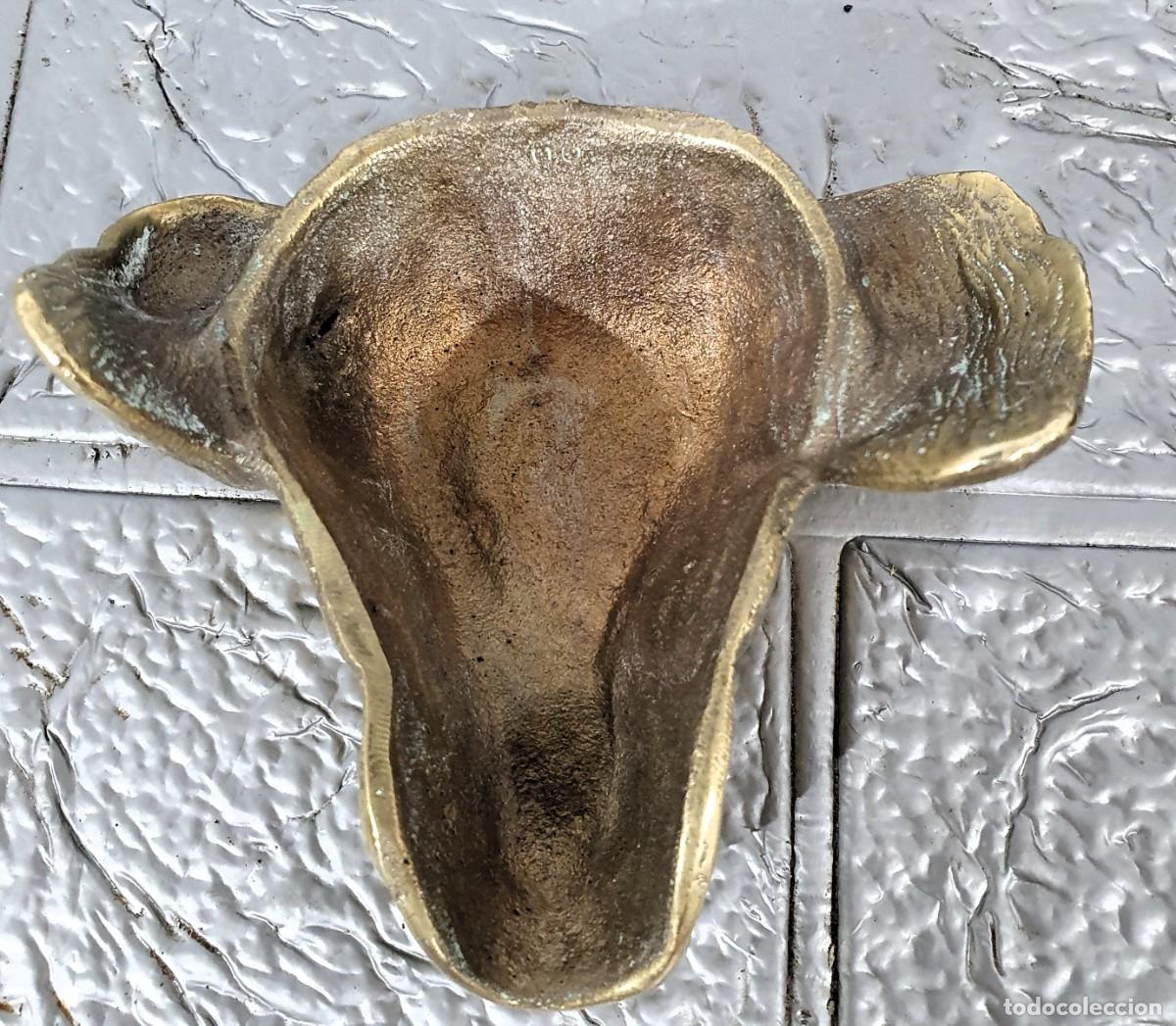 Escriban&iacute;a: Mechero encendedor cabeza de perro de bronce - Foto 8