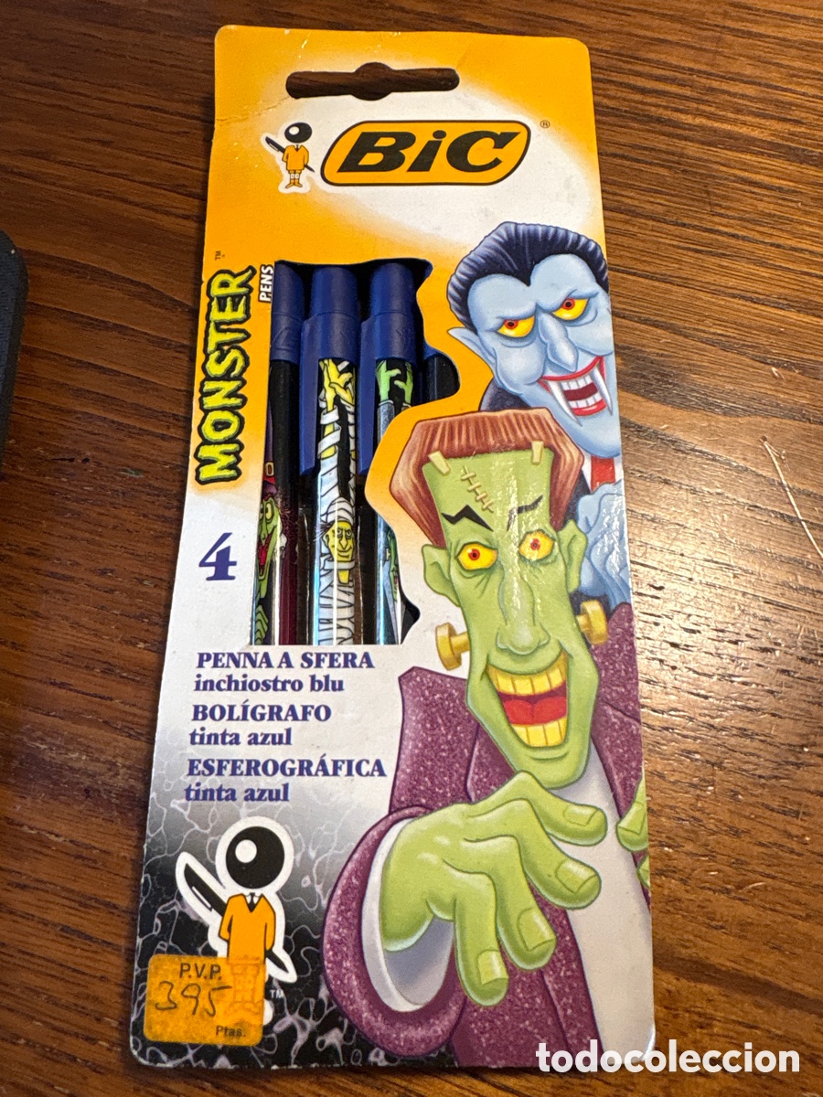 Escriban&iacute;a: BL&Iacute;STER DE BOL&Iacute;GRAFOS BIC MONSTRUOS - Foto 1