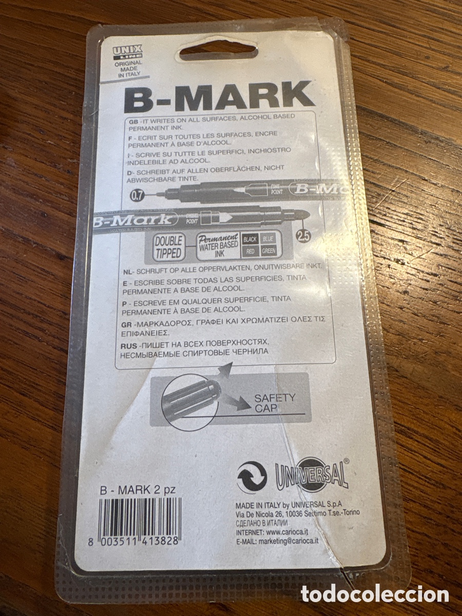 Escriban&iacute;a: BL&Iacute;STER CON DOS BOL&Iacute;GRAFOS ESPECIAL CD B- MARK PERMANENT UNIVERSAL - Foto 4