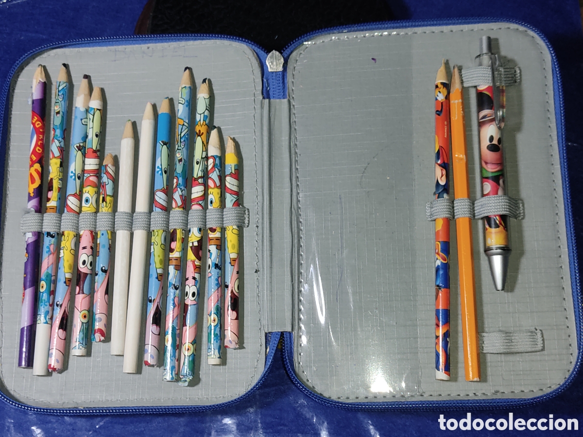 Escriban&iacute;a: Estuche escolar 2 pisos de Bob Esponja. - Foto 6