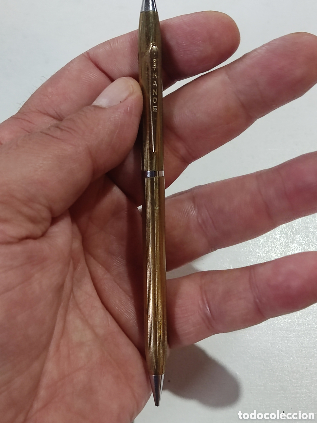 Escriban&iacute;a: Portaminas Kanoe dorada - Foto 2