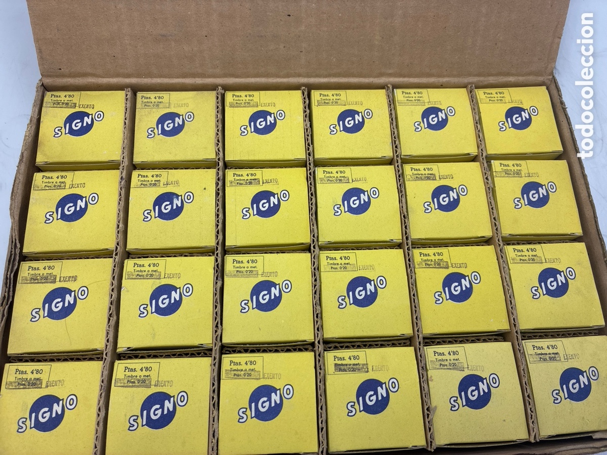 Escriban&iacute;a: Caja con 24 tinteros Signo Azul Negro. - Foto 2