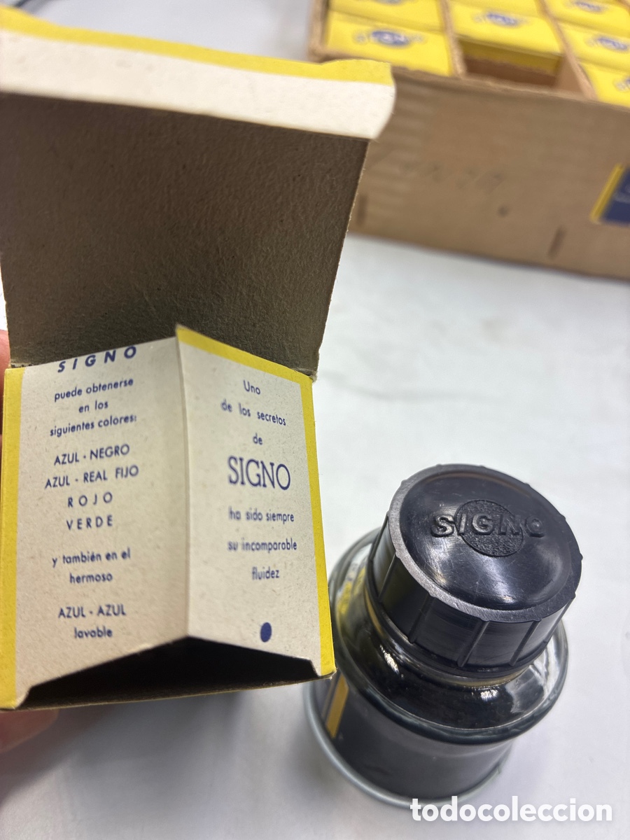 Escriban&iacute;a: Caja con 24 tinteros Signo Azul Negro. - Foto 6