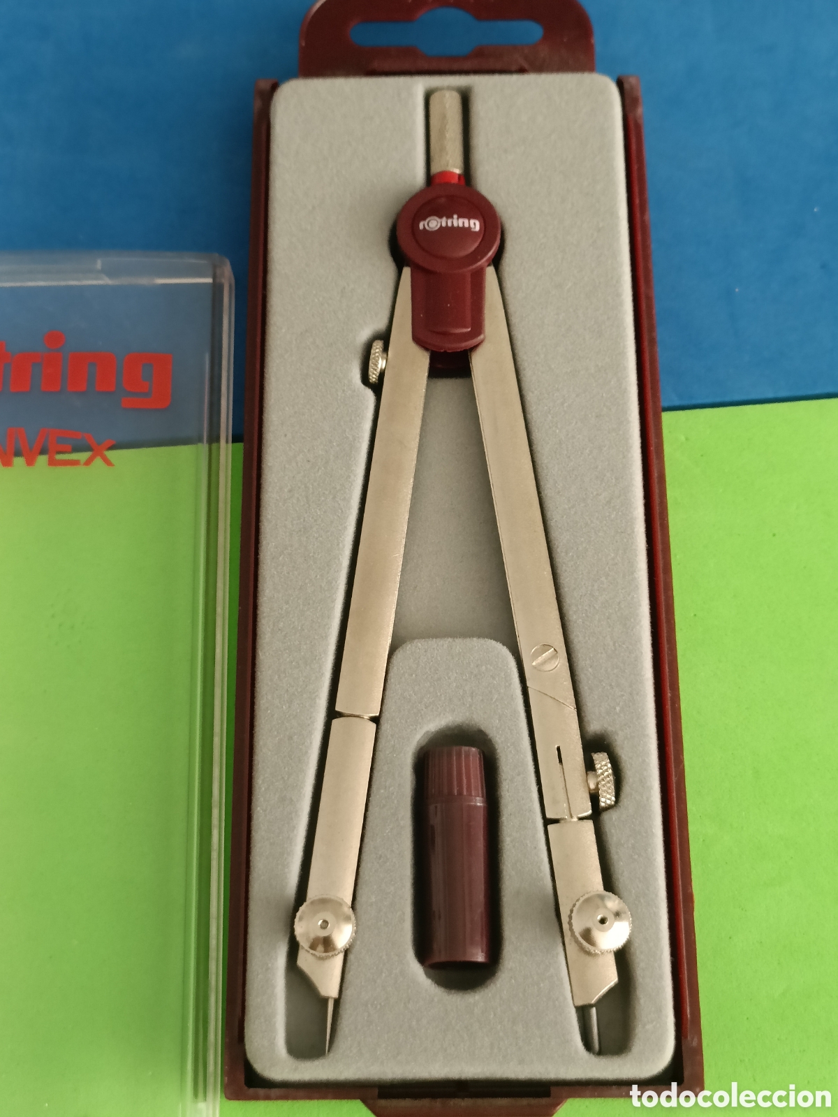 Escriban&iacute;a: Vintage Antiguo Comp&aacute;s Compass Universal Rotring Convex Germany - Foto 2