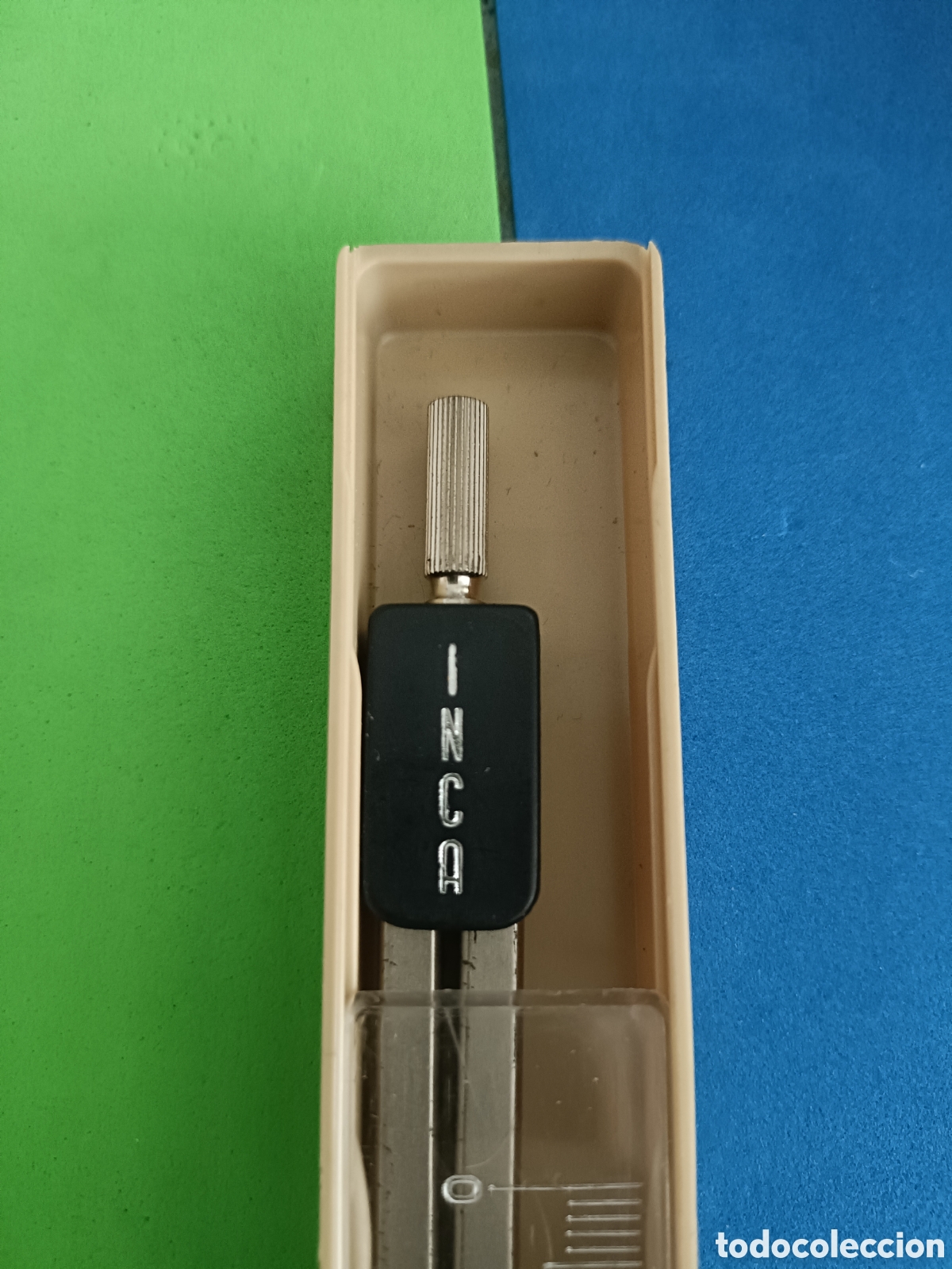 Escriban&iacute;a: Vintage Comp&aacute;s Inca en caja regla - Foto 2