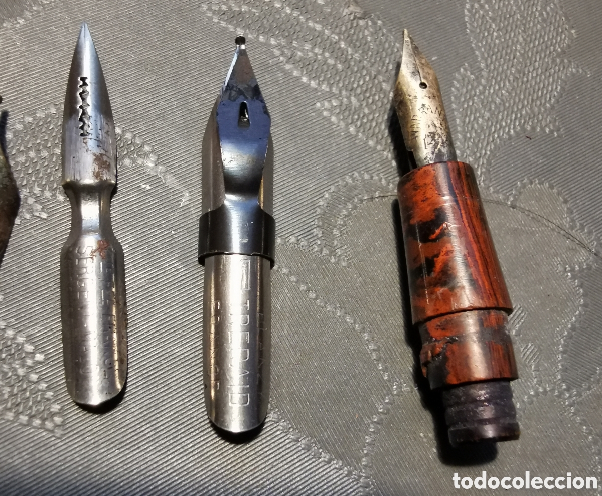 Escriban&iacute;a: Antiguas plumas de madera y plumines - Foto 3