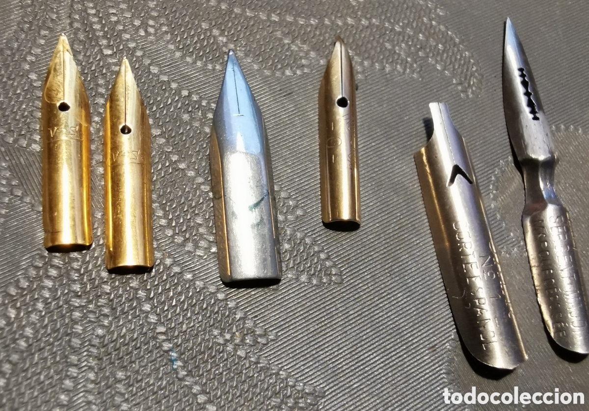 Escriban&iacute;a: Antiguas plumas de madera y plumines - Foto 5