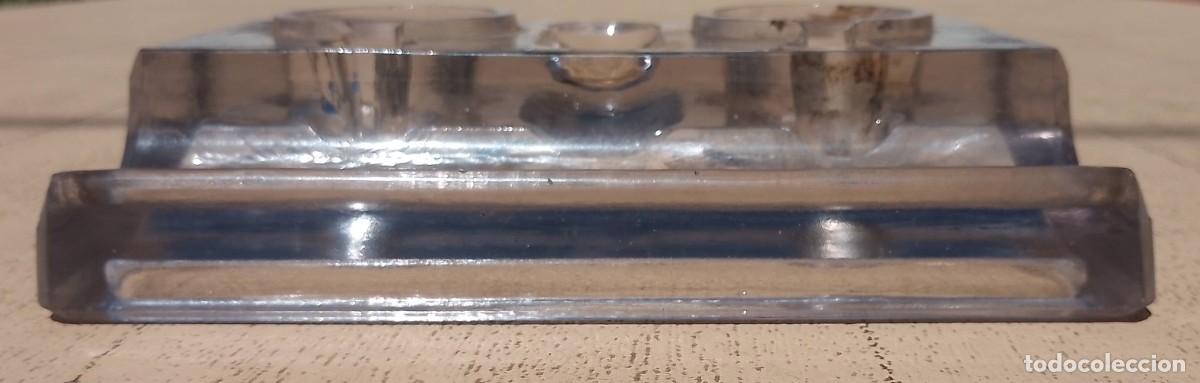 Escriban&iacute;a: Escribania de Cristal con dos Tinteros - Foto 4