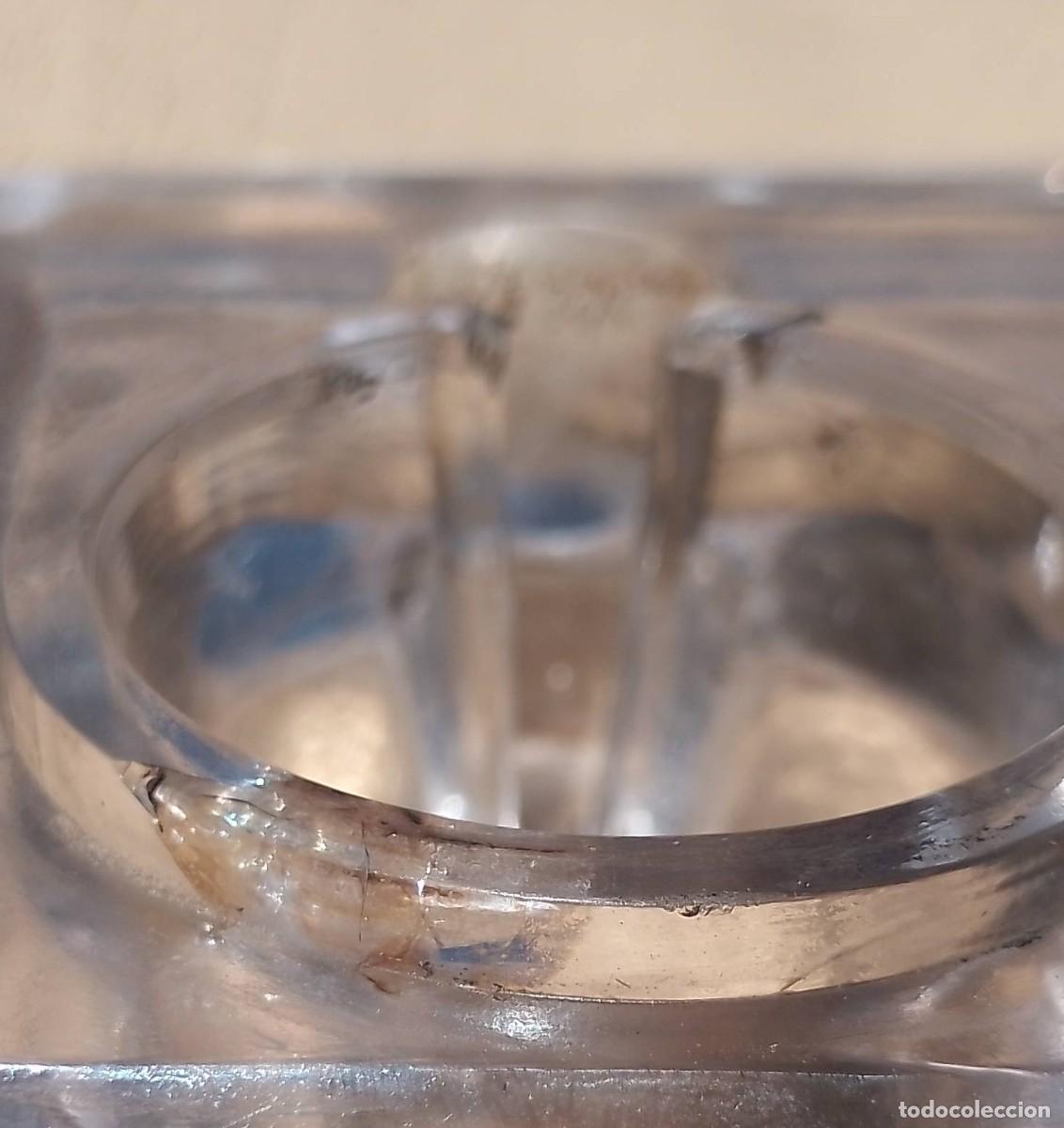 Escriban&iacute;a: Escribania de Cristal con dos Tinteros - Foto 15