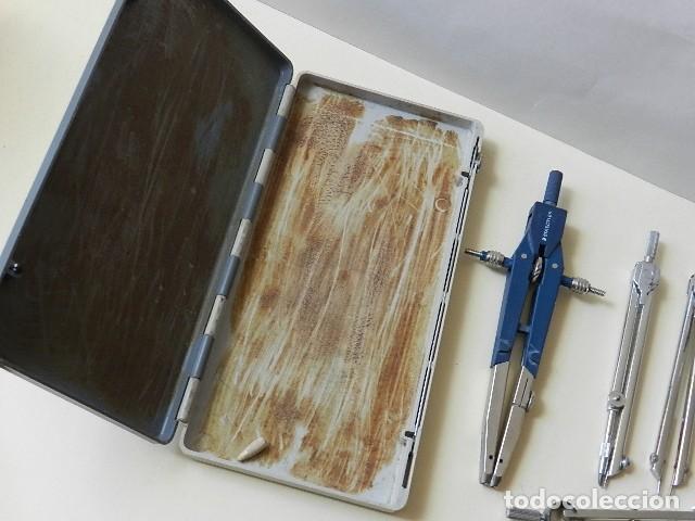 Escriban&iacute;a: Lote desguace compases estuche y complementos compas staedtler EDE 1526 - Foto 2