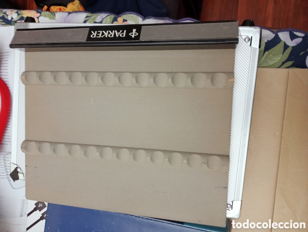 Escriban&iacute;a: Reposaplumas antiguo Parker - Foto 2